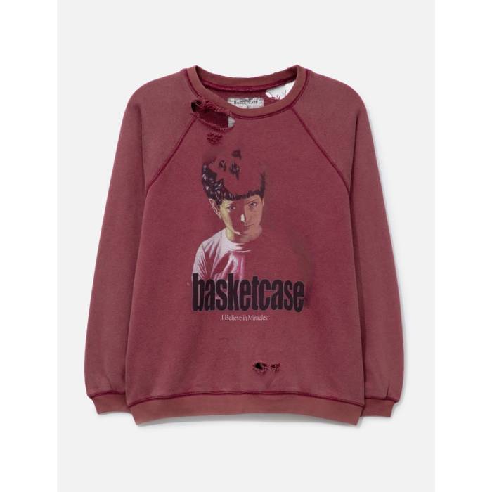 Basketcase 【 Miracle, Crewneck Unisex Red 】 ユニセックス Red 赤・レッド