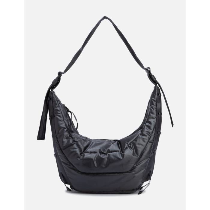 Lemaire 【 Small Soft Game Bag Unisex Ash Black 】 Game ゲーム バッグ ユニセックス 黒色 ブラック