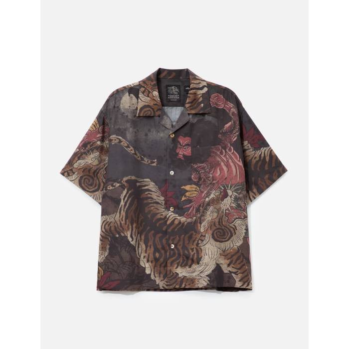 Oldsoilism 【 Wusong Killing The Tiger Tonight Shirt Men Original 】 メンズ