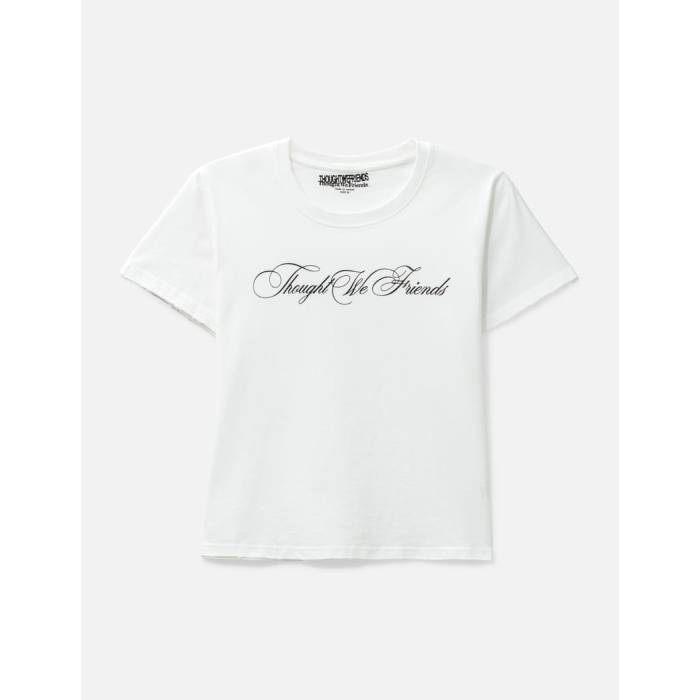 Thought We Friends  Tシャツ 白色 ホワイト ユニセックス 白色 ホワイト