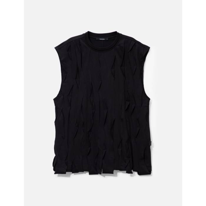 Songzio 【 Fragment Sleeveless Men Black 】 Sleeveless ノンスリーブ メンズ 黒色 ブラック