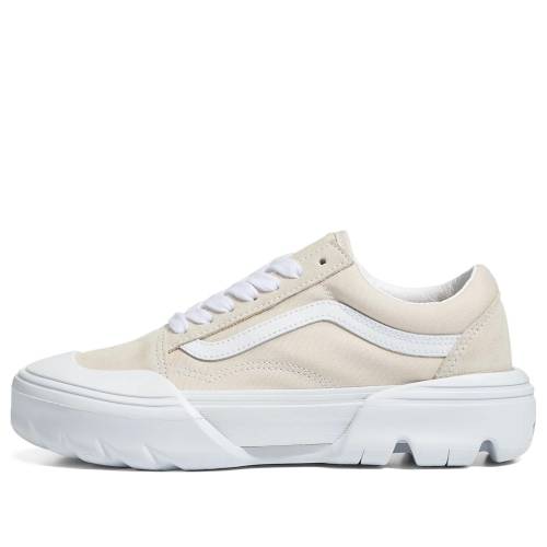 ヴァンズ バンズ ベージュ 白色 ホワイト オールドスクール 'CREAM WHITE' スニーカー メンズ VANS OLD SKOOL MODULAR VN0007P18NL / BEIGE WHITE