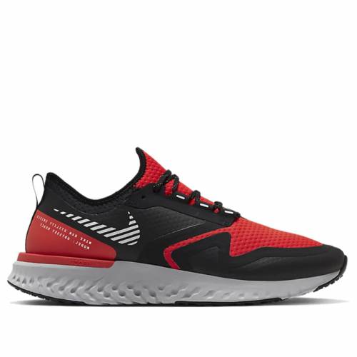 ナイキ リアクト 赤 レッド 銀色 シルバー 'HABANERO BLACK' スニーカー メンズ 【 RED SILVER NIKE ODYSSEY REACT 2 SHIELD HABANERO BLACK THUNDER GREY METALLIC BQ1671600 】