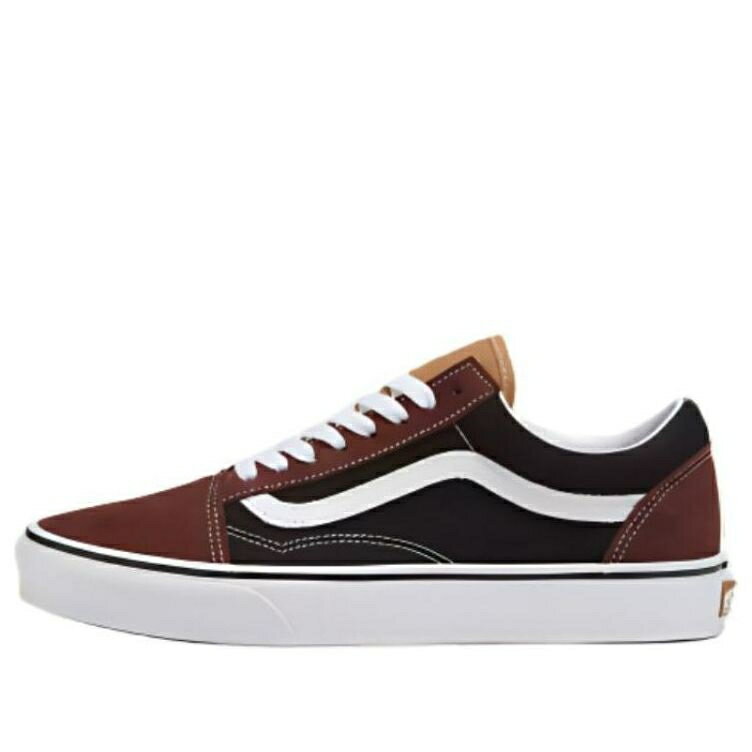 Rakuten - ヴァンズ バンズ 黒色 ブラック 茶色 ブラウン オールドスクール 'COLOR BROWN' スニーカー メンズ VANS OLD SKOOL BLOCK - BLACK VN0007NTYS8 / BLACK BROWN