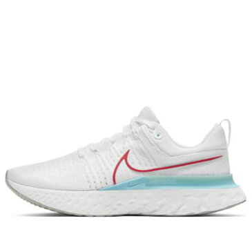 ナイキ リアクト ラン フライニット 白色 ホワイト スニーカー メンズ 【 NIKE REACT INFINITY RUN FLYKNIT 2 WHITE GLACIER ICE CT2357102 】