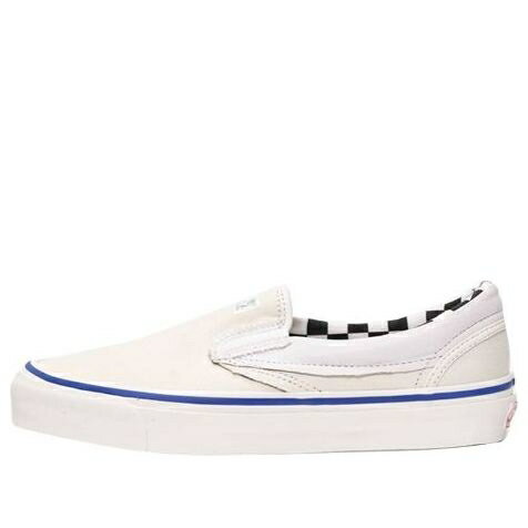 ヴァンズ バンズ クラシック スリッポン 白色 ホワイト 'INSIDE OUT' スニーカー メンズ VANS OG CLASSIC SLIP-ON VN000UDFU9N / WHITE