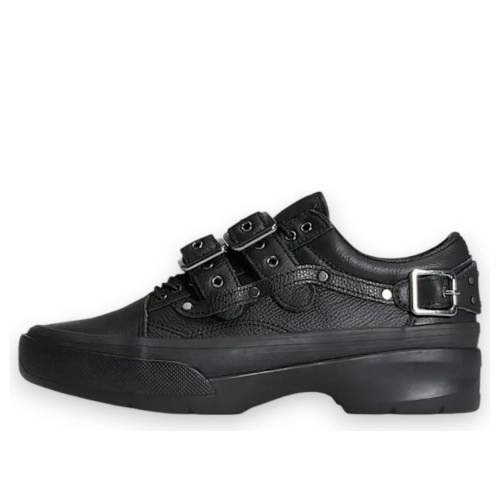 VANS - ヴァンズ バンズ プレミアム 黒色 ブラック オールドスクール 'EFRON PUNK' スニーカー メンズ VANS OLD SKOOL PREMIUM DANZIG FEMME MEETS VN000EEDBLK / BLACK BLACK