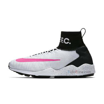 ズーム フライニット 白色 ホワイト ピンク ブラスト 黒色 ブラック スニーカー メンズ 【 PINK NIKE ZOOM MERCURIAL FLYKNIT MARATHON RUNNING SHOES SNEAKERS WHITE BLAST BLACK 】