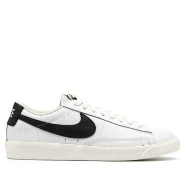 ナイキ ブレイザー レザー 白色 ホワイト 黒色 ブラック スニーカー メンズ 【 NIKE BLAZER LOW LEATHER WHITE BLACK CI6377101 】