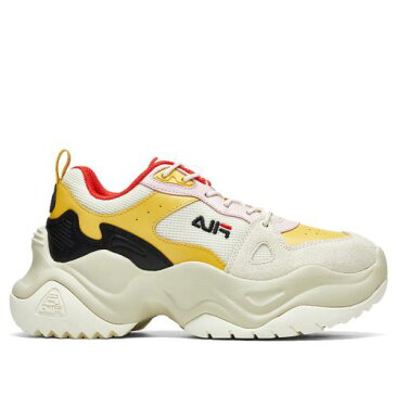 フィラ ウェッジ トレーナー スニーカー レディース 【 FILA WMNS POSE WEDGE TRAINER YELLOW WHITE BLACK F12W014103FVM 】