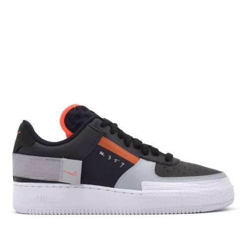 エアフォースワン 黒色 ブラック クリムゾン スニーカー メンズ 【 NIKE AF1 TYPE SNEAKERS SHOES BLACK HYPER CRIMSON 】