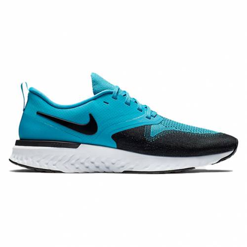 ナイキ リアクト フライニット 青色 ブルー 'BLUE LAGOON' スニーカー メンズ 【 NIKE ODYSSEY REACT 2 FLYKNIT BLUE LAGOON BLACK WHITE AH1015402 】