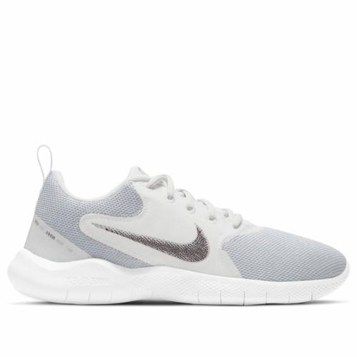 ナイキ エクスペリエンス ラン プラチナム 銀色 シルバー レディース 'WHITE TINT' スニーカー 【 PLATINUM SILVER NIKE WMNS FLEX EXPERIENCE RUN 10 WHITE TINT LIGHT SMOKE GREY METALLIC WOMENS CI9964100 】