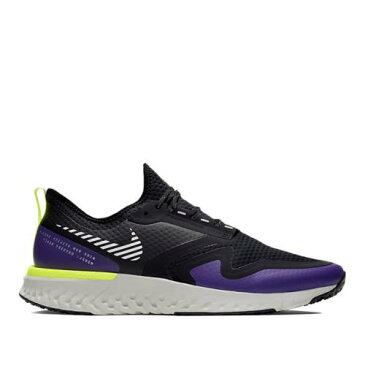 ナイキ リアクト 黒色 ブラック 紫 パープル レディース スニーカー 【 PURPLE NIKE WMNS ODYSSEY REACT 2 SHIELD BLACK WOMENS BQ1672002 】