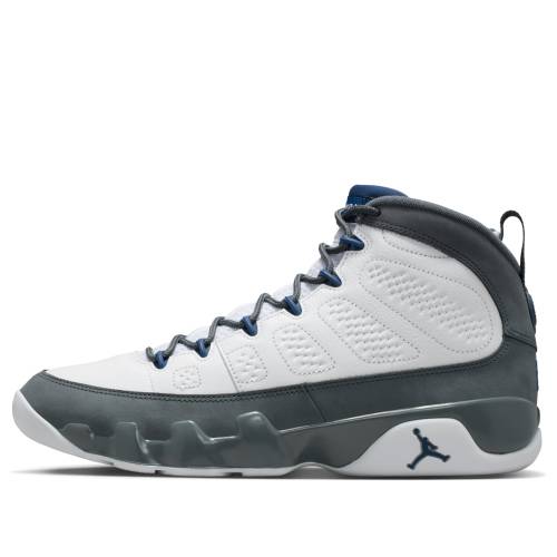ナイキ ジョーダン 灰色 グレー 白色 ホワイト 青色 ブルー 'FLINT BLUE' スニーカー メンズ JORDAN AIR 9 RETRO GREY FRENCH HV4794-100 / WHITE FRENCH BLUE FLINT GREY