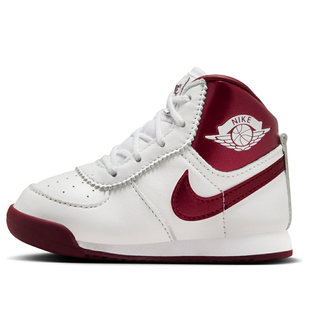 ナイキ ジョーダン ハイ 白色 ホワイト チーム 赤 レッド '85 'METALLIC BURGUNDY' ベビー JORDAN (TD) AIR 1 RETRO HIGH OG DV3655-161 / WHITE TEAM RED WHITE