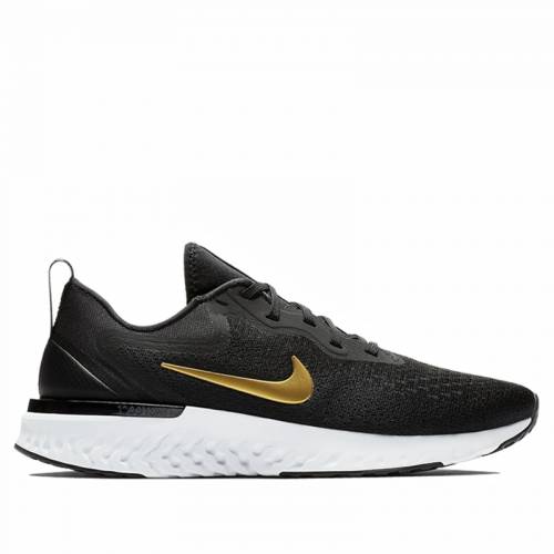 ナイキ リアクト 黒色 ブラック ゴールド レディース スニーカー 【 NIKE WMNS ODYSSEY REACT BLACK METALLIC GOLD WOMENS AO9820011 】