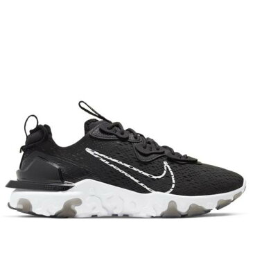 リアクト 黒色 ブラック スニーカー メンズ 【 NIKE REACT VISION MARATHON RUNNING SHOES SNEAKERS BLACK 】