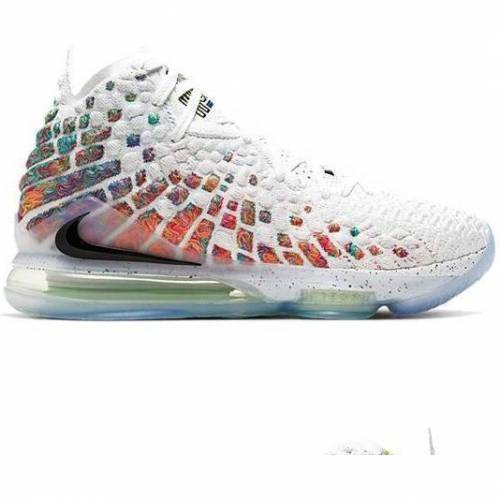 ナイキ レブロン コマンド 'AIR FORCE' スニーカー メンズ 【 NIKE LEBRON 17 COMMAND WHITE BLACK MULTICOLOR BQ3177100 】