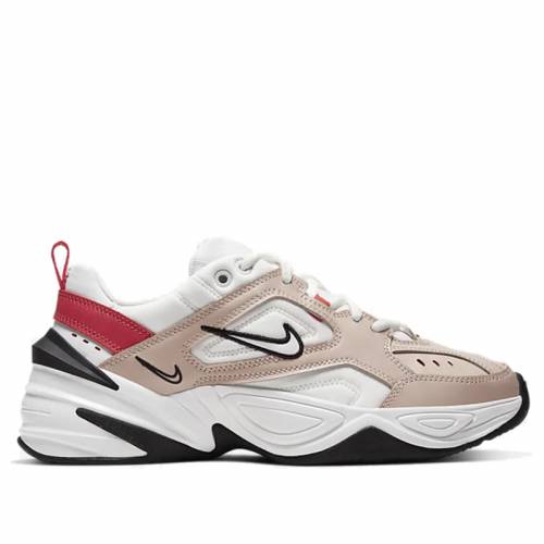 ナイキ 赤 レッド レディース 'FOSSIL STONE' スニーカー 【 RED NIKE WMNS M2K TEKNO FOSSIL STONE SUMMIT WHITE TRACK WOMENS AO3108205 】