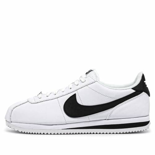 ナイキ コルテッツ レザー 'WHITE BLACK' スニーカー メンズ 【 NIKE CORTEZ BASIC LEATHER 819719100 】