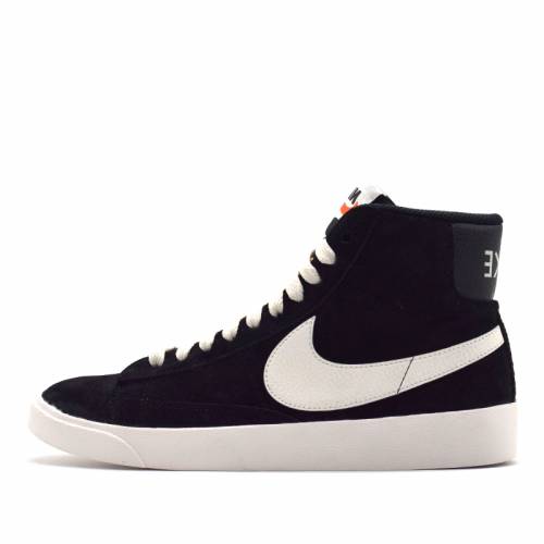 ナイキ ブレイザー ミッド ビンテージ ヴィンテージ スエード スウェード 黒色 ブラック レディース スニーカー 【 VINTAGE NIKE WMNS BLAZER MID SUEDE BLACK WOMENS AV9376001 】