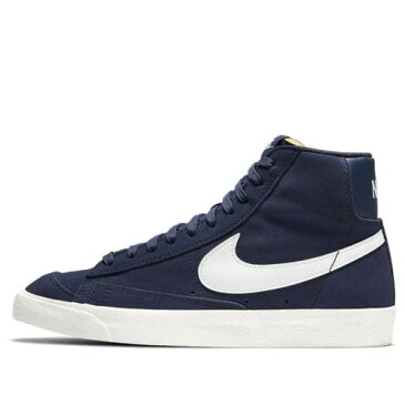 ナイキ ブレイザー ミッド 紺色 ネイビー スエード スウェード '77 スニーカー レディース 【 NIKE BLAZER MID NAVY SUEDE DB5461400 】