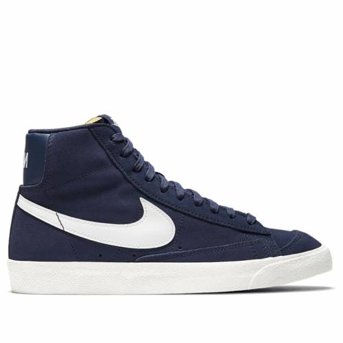 ナイキ ブレイザー ミッド 紺色 ネイビー スエード スウェード '77 スニーカー レディース 【 NIKE BLAZER MID NAVY SUEDE DB5461400 】