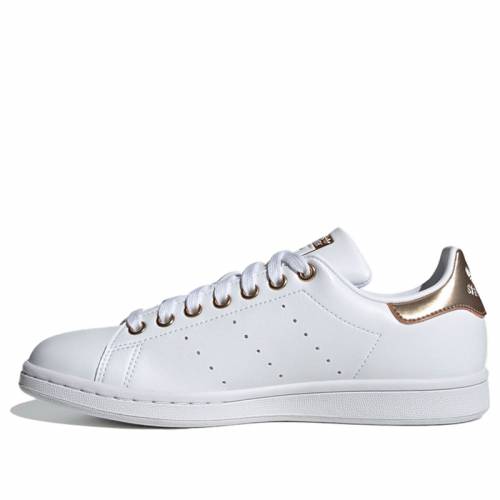 アディダス オリジナルス スニーカー 運動靴 スニーカー メンズ 【 ADIDAS ORIGINALS STANSMITH SHOES WHITE GOLDEN Q47186 】