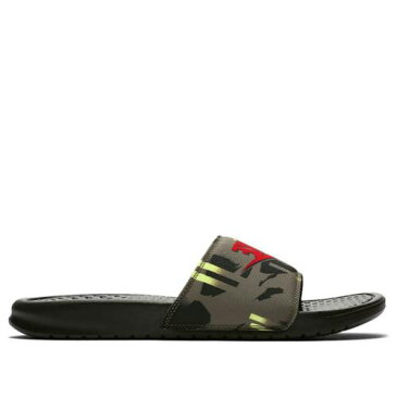 ナイキ ベナッシ サンダル 緑 グリーン スリッパ メンズ 【 GREEN NIKE BENASSI JDI MILITARY SLIPPERS CJ6184200 】