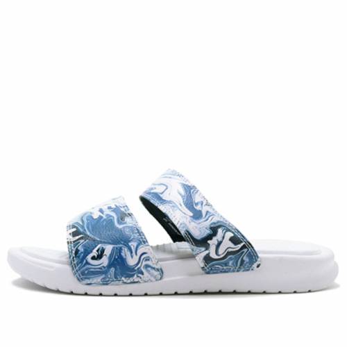 ナイキ ベナッシ サンダル ウルトラ 青色 ブルー 'WHITE BLACK' レディース 【 ULTRA NIKE WMNS BENASSI DUO SLIDE BLUE 819717002 】