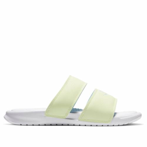 ナイキ ベナッシ サンダル ウルトラ レディース 【 ULTRA NIKE BENASSI DUO SLIDE WHITE YELLOW 819717111 】