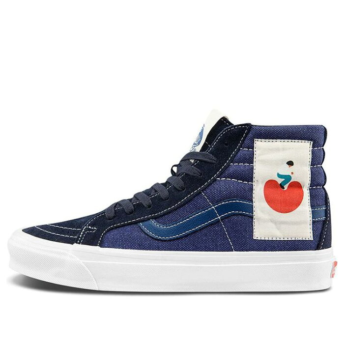 ヴァンズ バンズ ボルト スケートハイ 青色 ブルー スニーカー メンズ 【 VANS GEOFF MCFETRIDGE X UNISEX VAULT OG SK8HI LX BLUE VN0A4BVB92O 】