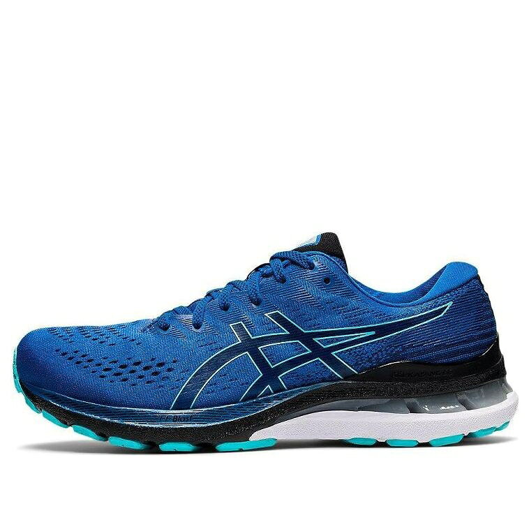 アシックス 青色 ブルー 黒色 ブラック 'LAKE DRIVE' スニーカー メンズ ASICS GEL-KAYANO 28 1011B189-402 / BLUE BLACK