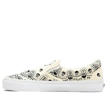 ヴァンズ バンズ クラシック スリッポン 'BANDANA WHITE' スニーカー メンズ 【 VANS SLIPON CLASSIC WHITE BLACK VN0A33TB42S 】