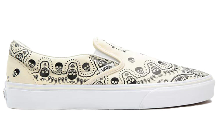 ヴァンズ バンズ クラシック スリッポン 'BANDANA WHITE' スニーカー メンズ 【 VANS SLIPON CLASSIC WHITE BLACK VN0A33TB42S 】