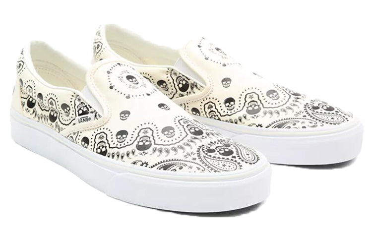 ヴァンズ バンズ クラシック スリッポン 'BANDANA WHITE' スニーカー メンズ 【 VANS SLIPON CLASSIC WHITE BLACK VN0A33TB42S 】