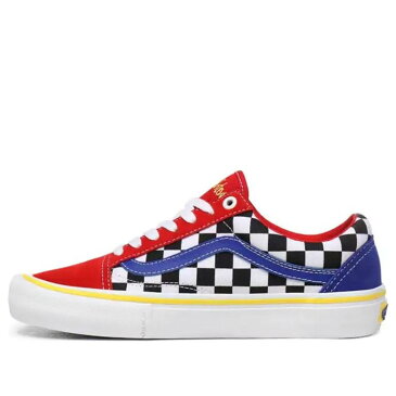 ヴァンズ バンズ プロ オールドスクール 'RED BLUE' スニーカー メンズ 【 VANS BRIGHTON ZEUNER X PRO CHECKER VN000ZD4W89 】