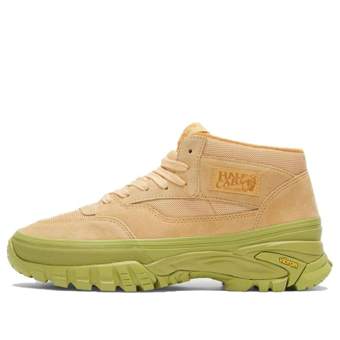 ヴァンズ バンズ ハーフ 黄色 イエロー 緑 グリーン ハーフキャブ 'SUNSET YELLOW' スニーカー メンズ VANS HALF CAB 33 VIBRAM VN000CNBSBR / YELLOW GREEN
