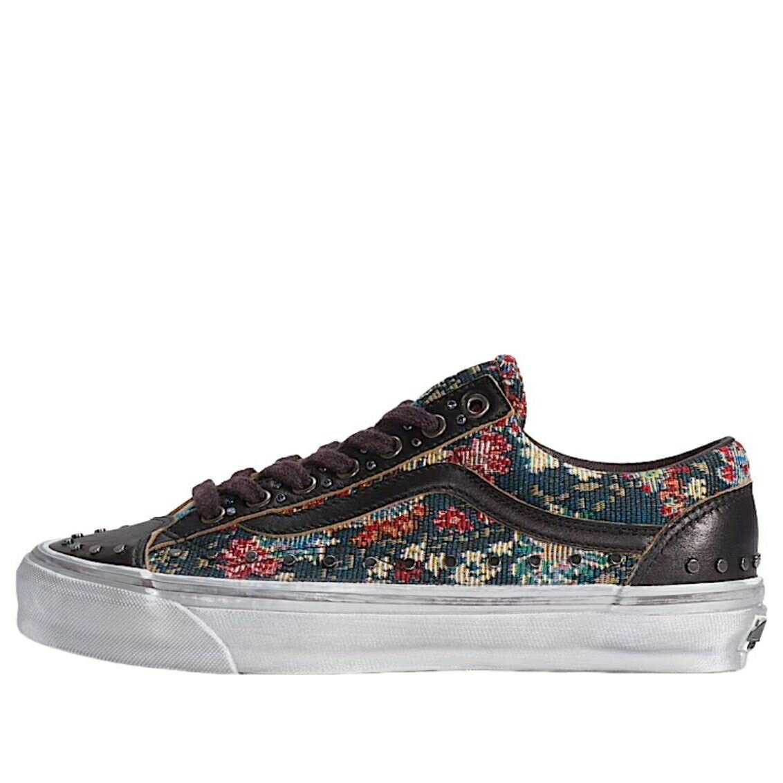 ヴァンズ バンズ 黒色 ブラック オールドスクール 'FLORAL BLACK' スニーカー メンズ VANS OTW OLD SKOOL 36 VIBRAM RIVETS VN000D2GBLA / FLORAL BLACK(4.0)
