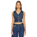 リーバイス Levi's 【 Bella Denim Corset Top Women 】 デニム レディースファッション コート ジャケット レディース
