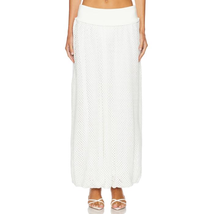 フェイスフルザブランド Faithfull The Brand 【 Ciele Maxi Skirt Women Azalea White 】 レディースファッション ボトムス スカート レディース 白色 ホワイト