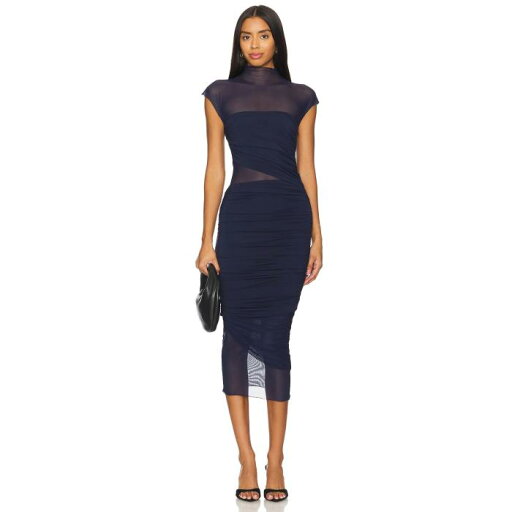 Ser.o.ya 【 Tabitha Mesh Ruched Midi Dress Women 】 ドレス レディースファッション ドレス レディース Ser.o.ya 【 Tabitha Mesh Ruched Midi Dress Women 】 ドレス レディースファッション ドレス レディース