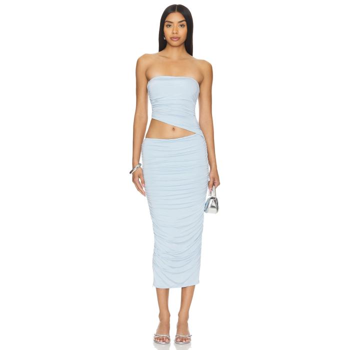 Ser.o.ya 【 Lavina Dress Women Powder Blue 】 ドレス レディースファッション ドレス レディース 青..