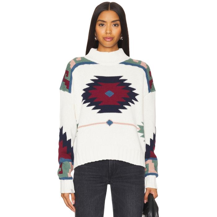 The Upside 【 Pacha Clara Knit Crew Sweater Women Creme 】 ニット クルー トレーナー レディースファッション トップス ニット セーター セーター レディース