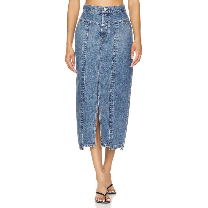 Moussy Vintage 【 Clovernook Skirt Women Blue 