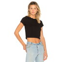 Monrow 【 Fitted Cap Sleeve Tee Women 】 キャップ 帽子 Sleeve スリーブ Tシャツ レディースファッション トップス...