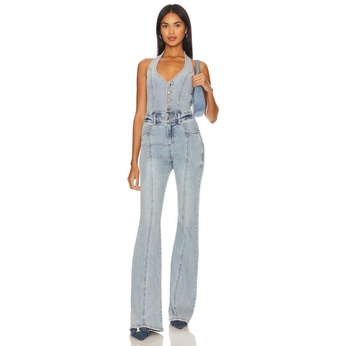 Retrofete 【 Cynthia Jumpsuit Women Vintage Celeste 】 ジャンプスーツ レディースファッション その他 レディース vintage ビンテージ・ヴィンテージ