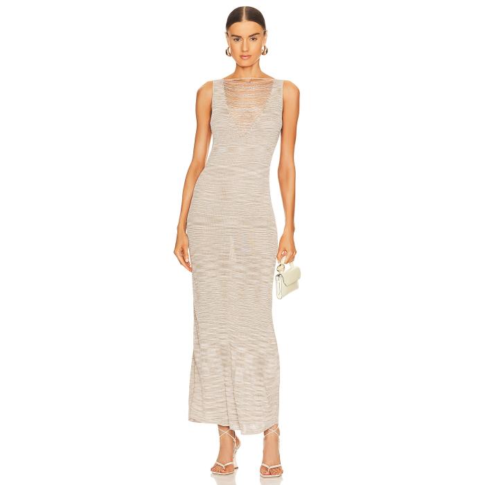 Bec + Bridge 【 Tilda V Neck Knit Maxi Dress Women 】 ニット ドレス レディースファッション ドレス レディース