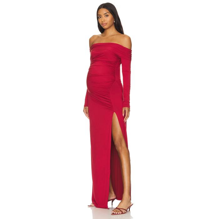 Bumpsuit 【 Off The Shoulder Evening Dress Women Red 】 ドレス レディースファッション ドレス レディース Red 赤・レッド